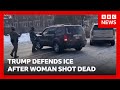 Video shows ICE immigration officer shooting dead woman driver in Minneapolis | BBC News