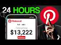 I Tried To Earn $1000 On PINTEREST in 24 HOURS (With PROOF)