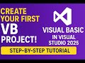 How to Create a Visual Basic Project in Visual Studio 2022 | Step-by-Step Beginner Tutorial