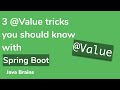 Three Value annotation tricks you should know -  Microservice configuration with Spring Boot [05]