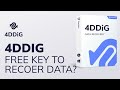 【OFFICIAL】Tenorshare 4DDiG Free Key to Recover Lost Data?  Is That True?