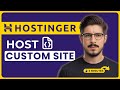 How To Host Coded Website On Hostinger 2026 | Host Custom HTML , PHP , React , Website on Hostinger