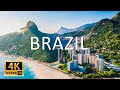 FLYING OVER BRAZIL (4K UHD) - Relaxing Music Along With Beautiful Nature Videos - 4K Video HD