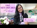 Cracking UGC NET-JRF 2021: The Journey.  #ugcnet2021
