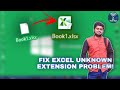 Fix Excel Unknown Extension Problem | XLSX Not Opening