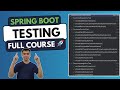 Spring Boot Testing Tutorial - Mastering Unit Testing and Integration Testing | FULL COURSE