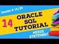 Day 14 - Merge statement in Oracle ✅ UPSERT in Oracle ✅ Oracle SQL interview questions and answers ✅