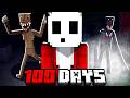 We Survived 100 Days in Minecraft's Scariest World [FULL MOVIE]