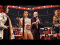 Becky Lynch vs Bianca Belair vs Bayley set up || WWE RAW 13/02/23