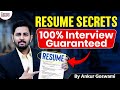 How to make a resume for freshers | Resume Tips for Fresh Graduates | By Ankur Sir