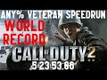 Call of Duty 2 Any% Veteran Speedrun - World Record 5:23:53.06 | PVKNIGHTS