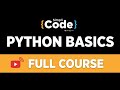 🔥Python Basics Full Course | Python Tutorial For Beginners | Python Programming | SimpliCode