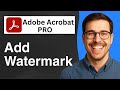 How to add watermark in Adobe Acrobat Pro [2025 Easy Guide]
