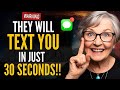 Make Someone TEXT You in 30 Seconds (Without Talking To Them) | Law Of Attractions