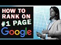 SEO Training - Step-by-Step to Rank #1 on Google