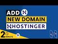 Hostinger New Domain Setup 2026 | How To Add A New Domain In Hostinger