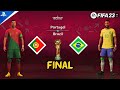 FIFA 23 Portugal vs Brazil FWC final