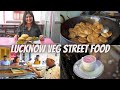 Best LUCKNOW Veg Street Food (Part 2) | Basket chaat, Veg Kebab, Kachori Chole, Kulfi, etc