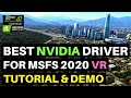 MICROSOFT FLIGHT SIMULATOR | BEST NVIDIA DRIVER FOR VR | REVERB G2 | RTX 3080