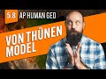 The VON THÜNEN Model, Explained [AP Human Geo Review—Unit 5 Topic 8]