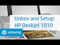 Unboxing and Setting Up | HP Deskjet 1010 Printer | HP