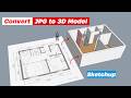 Transform 2D Floor Plans into Stunning 3D Models in SketchUp!