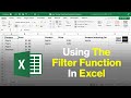 How To Use The Filter Function In Microsoft Excel #excel #exceltips