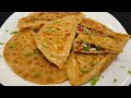 आटे से बनाये 2 चम्मच ऑयल से ऐसा क्रिस्पी और हेल्दी नाश्ता जिसे देखते ही तुरंत बनाना चाहेंगे| Paratha