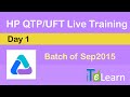 QTP/ UFT Live Training Day-01 Demo Session for Beginners