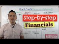 How to create Financial Statements from scratch! A step-by-step guide!
