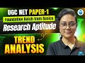 UGC NET Paper 1 Research Aptitude | Trend Analysis by Aditi Mam | UGC NET June 2026 Foundation Batch