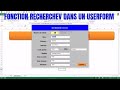 Excel VBA - How to use the VLOOKUP() function in a UserForm