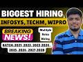 Infosys 2026 Hiring | TechM, Wipro, Heizen, HSBC Hiring | Off-Campus Drive 2021-2028 BATCH |New Jobs