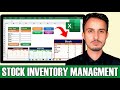 Create a purchase, sales \u0026 stock management system in Excel 