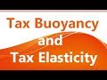 Tax Buoyancy and Tax Elasticity