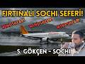 SOÇİ'DE KORKUTUCU İNİŞ! | 3 Kez Windshear Yedik! (Pegasus A320)