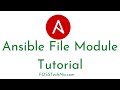 #9:Ansible File Module Tutorial | Ansible File Operations | Ansible Tutorial for Beginners