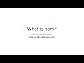 13. What is npm? | Node.js Tutorial for Beginners