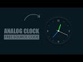 CSS Neumorphism Analog Clock UI Design  _  Javascript Clock  _ Coding With ROYAL TUTORIALS
