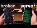 I Turned This Broken Phone Into A Home Server