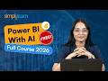 Power BI With AI Full Course 2026 | Power BI With AI Tutorial | Power BI With AI Tools | Simplilearn