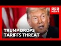 Donald Trump drops threat of tariffs over Greenland after Nato talks in Davos | BBC News
