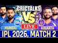 🔴 Live: MI vs KKR, Live Commentary | IPL 2026 | Cricket Live Match Score , 1st Innings