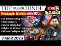 The Hindu Analysis - 7th March | The Hindu Newspaper Today with MCQs | Aasim Sir
