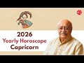 Capricorn Horoscope 2026 | Yearly Astrology Predictions for Capricorn