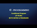 if else in C Programming | Syntax, Examples, Full Concept | Control statement