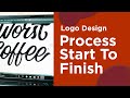 Logo Design Process: Start To Finish - Coffee Shop Logo ☕️