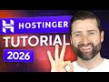 Hostinger tutorial 2026 | Build and host your website with ease!