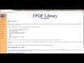 Create PDF using PHP  -  FPDF  -  1 -   Hello world