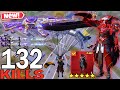132 KILLS!😈 BEST AGGRESSIVE RUSH GAMEPLAY with BEST X-SUIT🔥PUBG MOBILE - BGMI